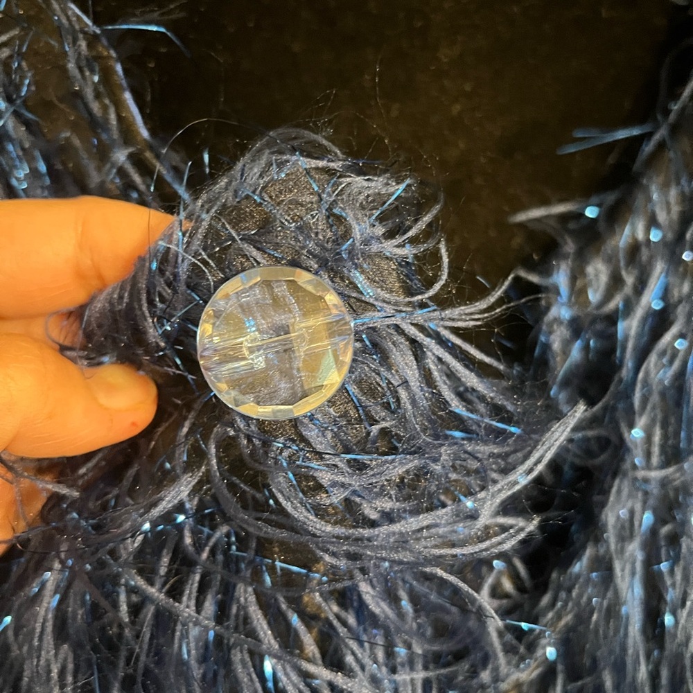 Blue Fuzzy Jacket - Picture 4 of 4
